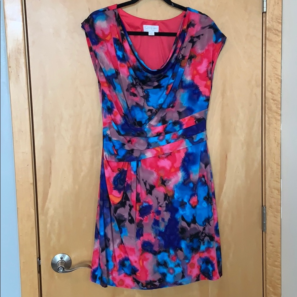 Jessica Simpson Pink and blue Floral dress